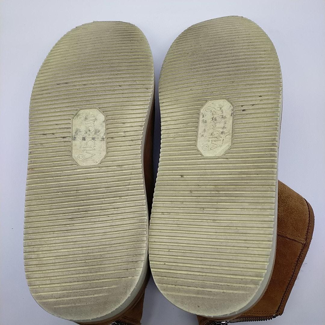 ショウ様限定 スイコック　ミッド　ムートンブーツ　茶 29 ビブラム