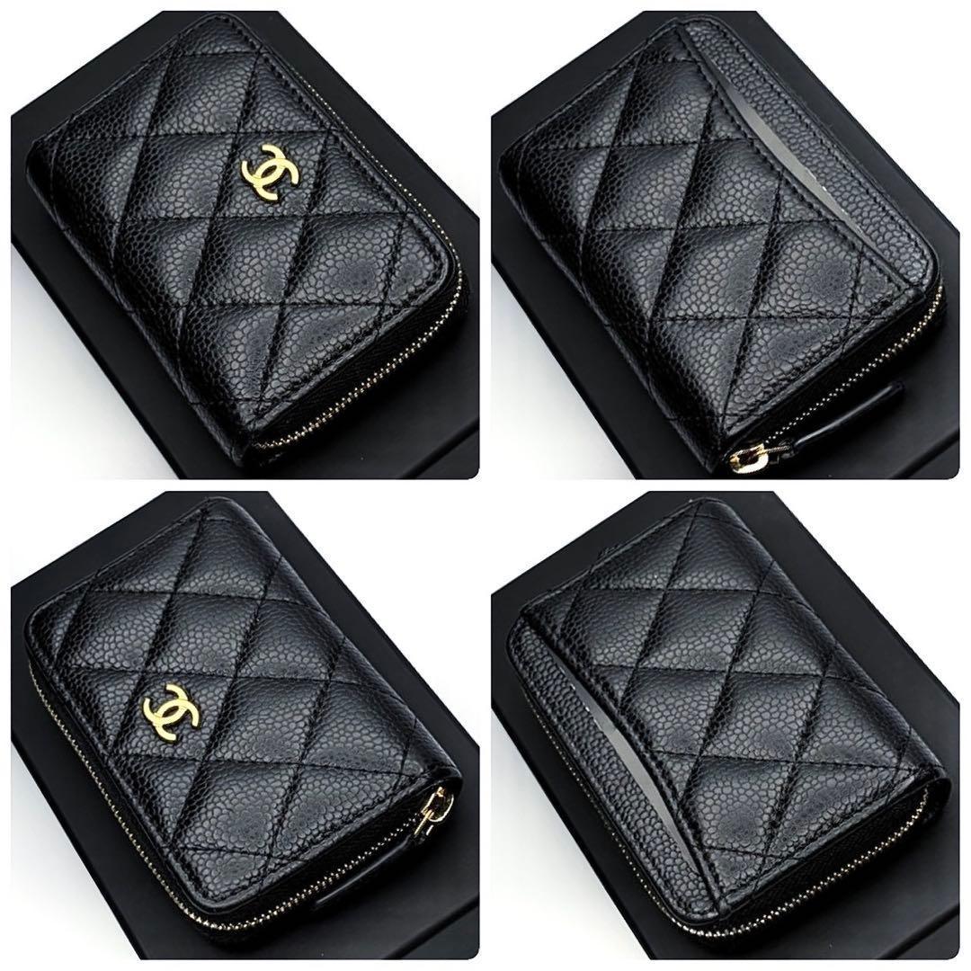新品未使用✨CHANELマトラッセキャビアスキンケース正規品保証Z444