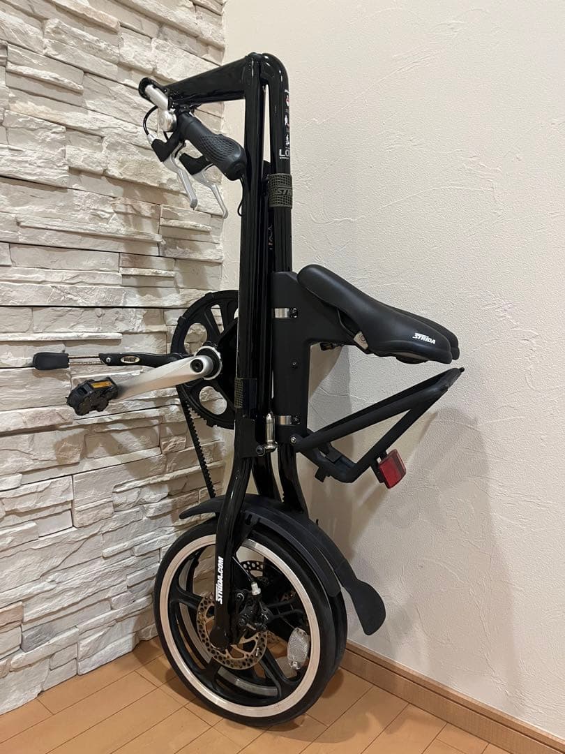 STRIDAストライダ　折りたたみ自転車　BLACK