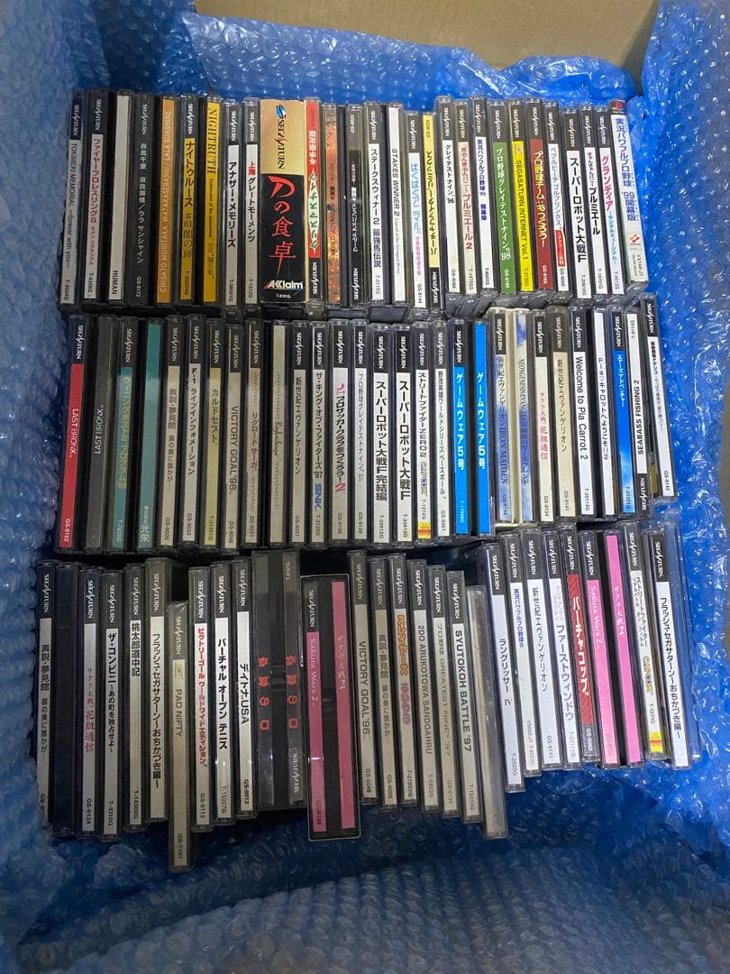 セガサターンソフト約90本動作未確認まとめ売り