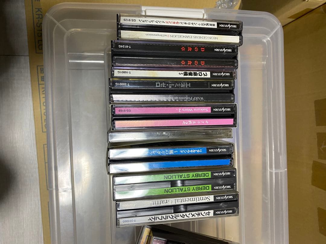 セガサターンソフト約90本動作未確認まとめ売り