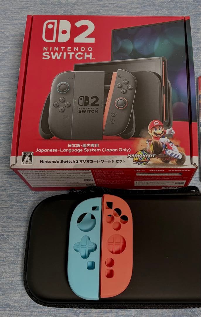 switch2 マリオカートワールドセット 日本語 ケース付き