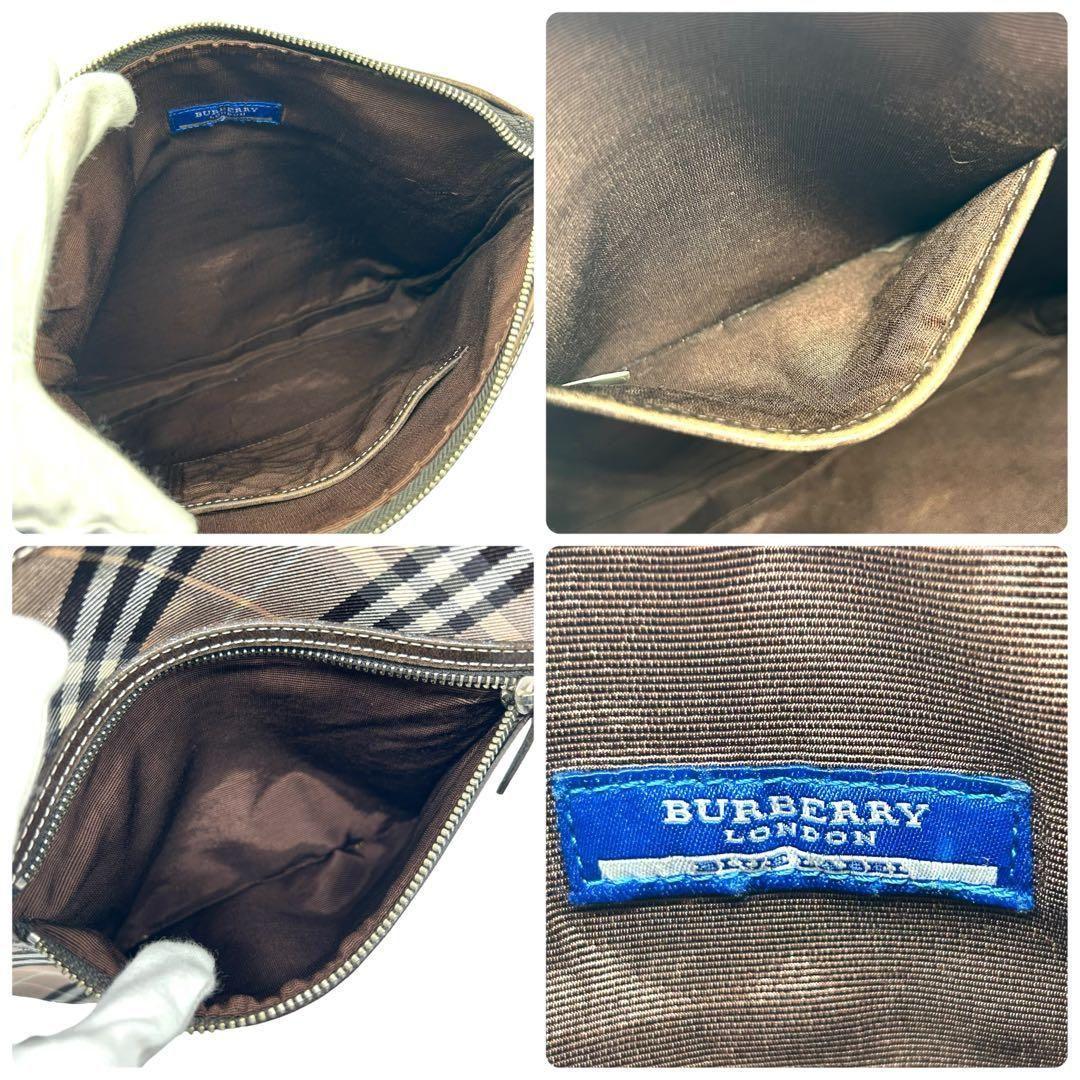 良品 1031 バーバリーブルーレーベル ショルダーバッグ ノバチェック