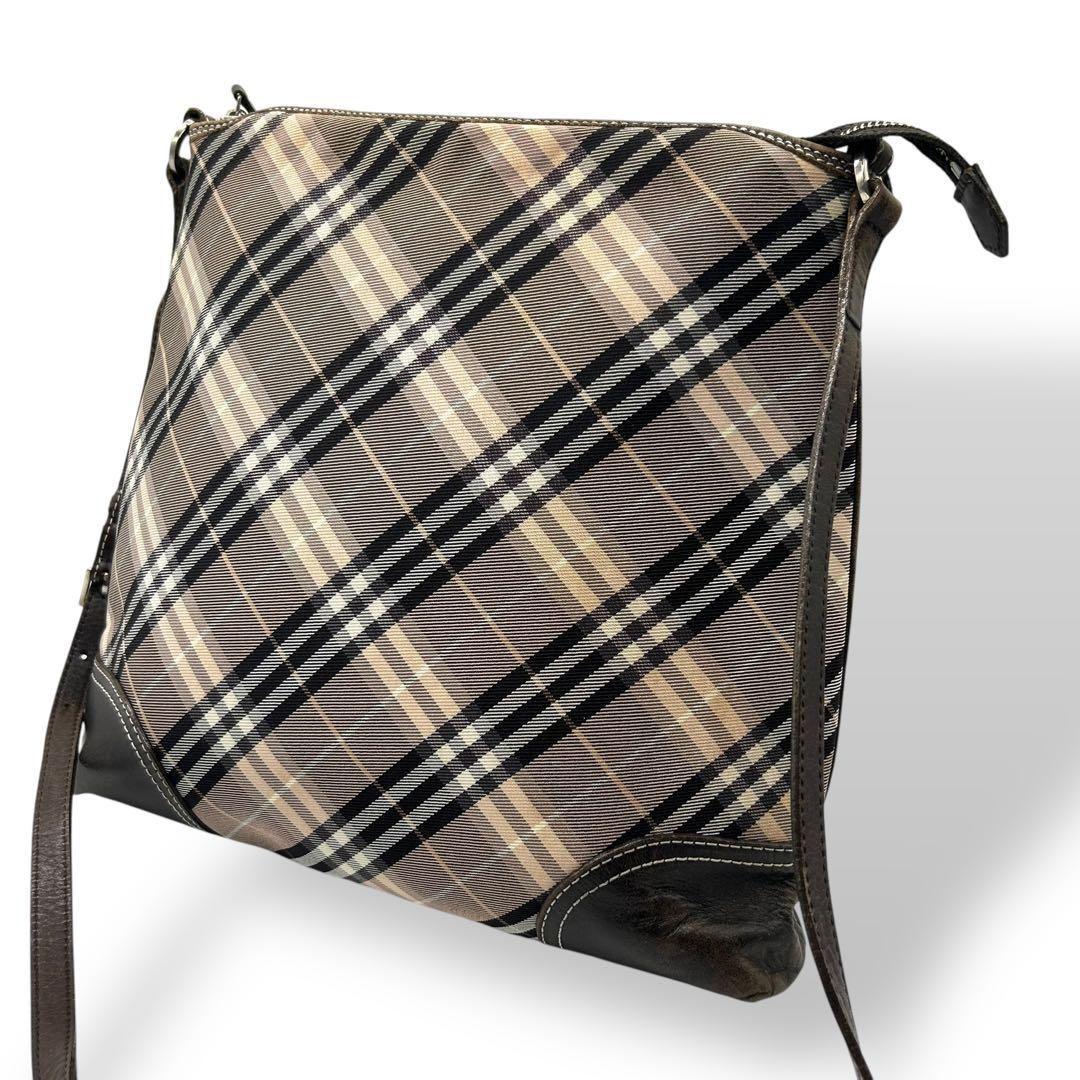 良品 1031 バーバリーブルーレーベル ショルダーバッグ ノバチェック