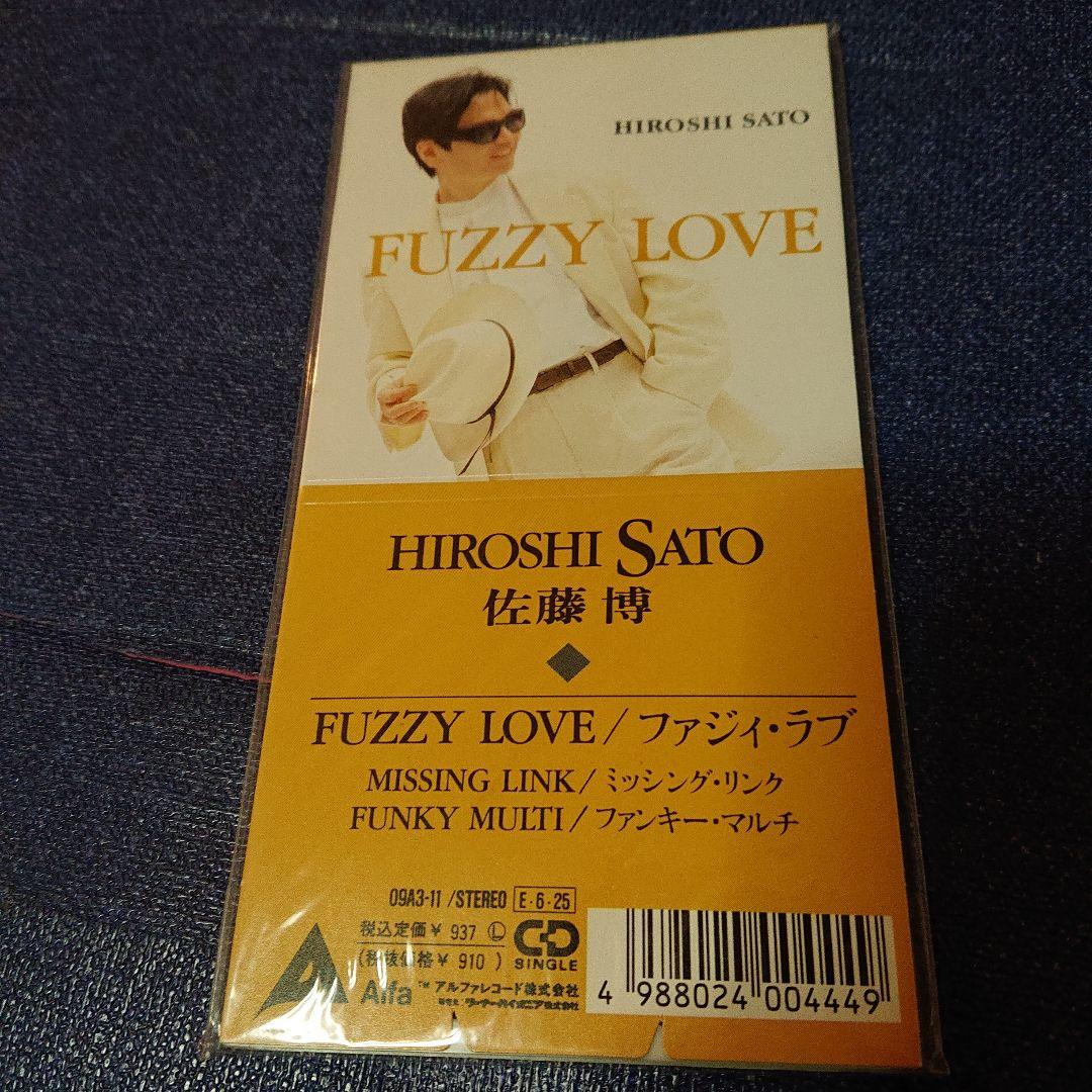 佐藤博 FUZZY LOVE 8センチ8cmCDSシングル短冊邦楽シティポップ