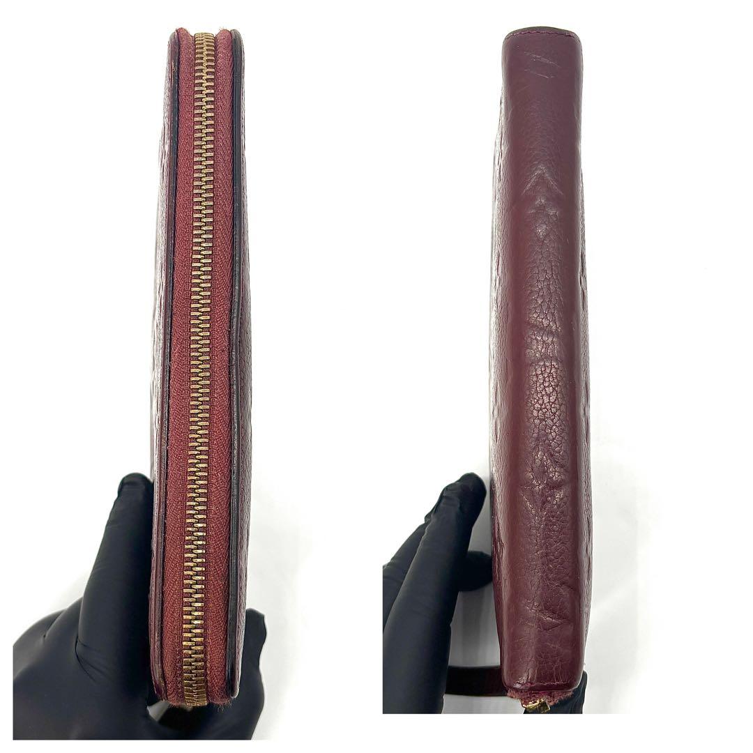 キ*)様 ルイヴィトン　ポルトフォイユ アンプラント　ラウンドファスナー　ロン