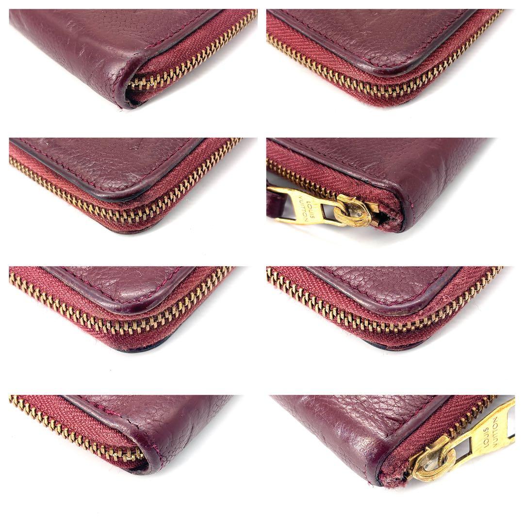 キ*)様 ルイヴィトン　ポルトフォイユ アンプラント　ラウンドファスナー　ロン