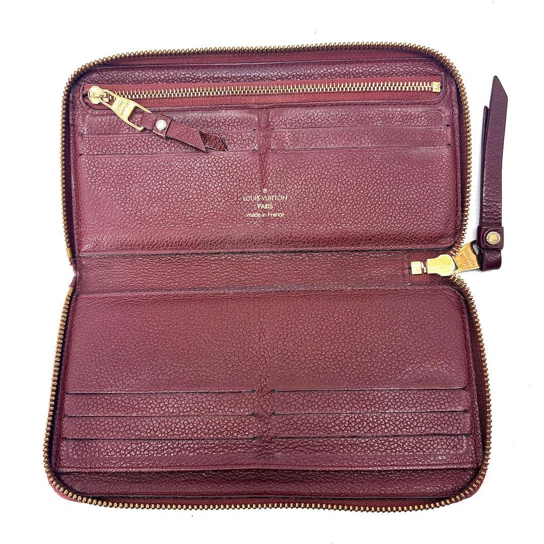 キ*)様 ルイヴィトン　ポルトフォイユ アンプラント　ラウンドファスナー　ロン