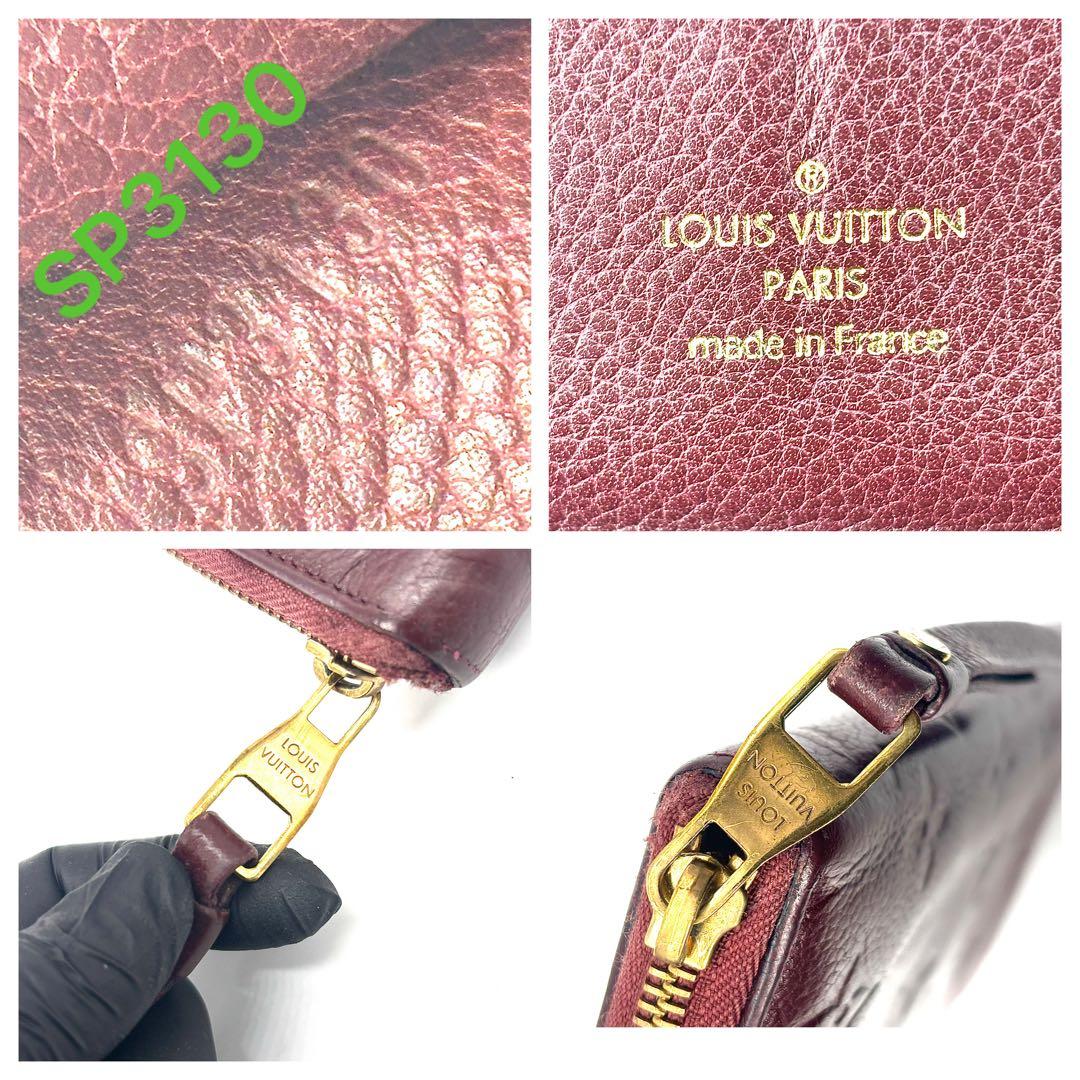 キ*)様 ルイヴィトン　ポルトフォイユ アンプラント　ラウンドファスナー　ロン