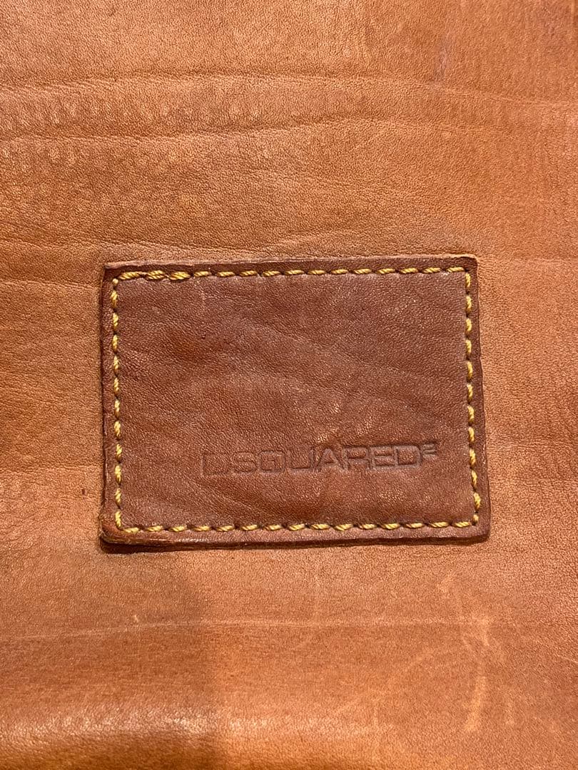 【M3】DSQUARED2 ディースクエアード ショルダーバッグ 本革 レザー