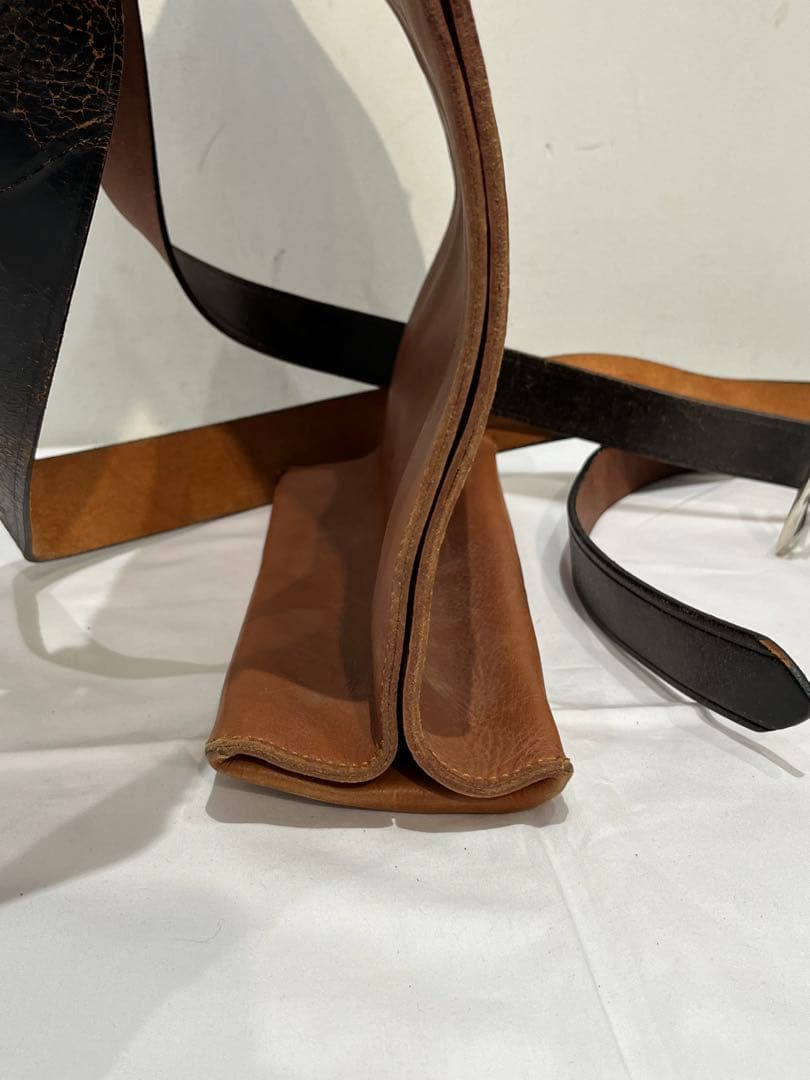 【M3】DSQUARED2 ディースクエアード ショルダーバッグ 本革 レザー