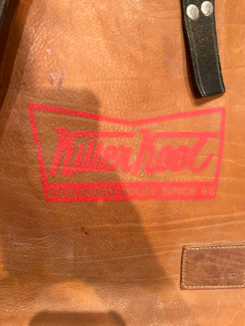 【M3】DSQUARED2 ディースクエアード ショルダーバッグ 本革 レザー