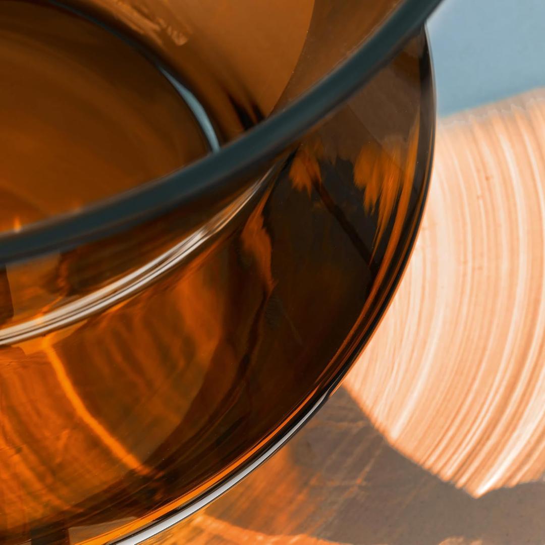 N　LSA ガラス フラワーベース ランタン 高さ23cm おしゃれな花瓶