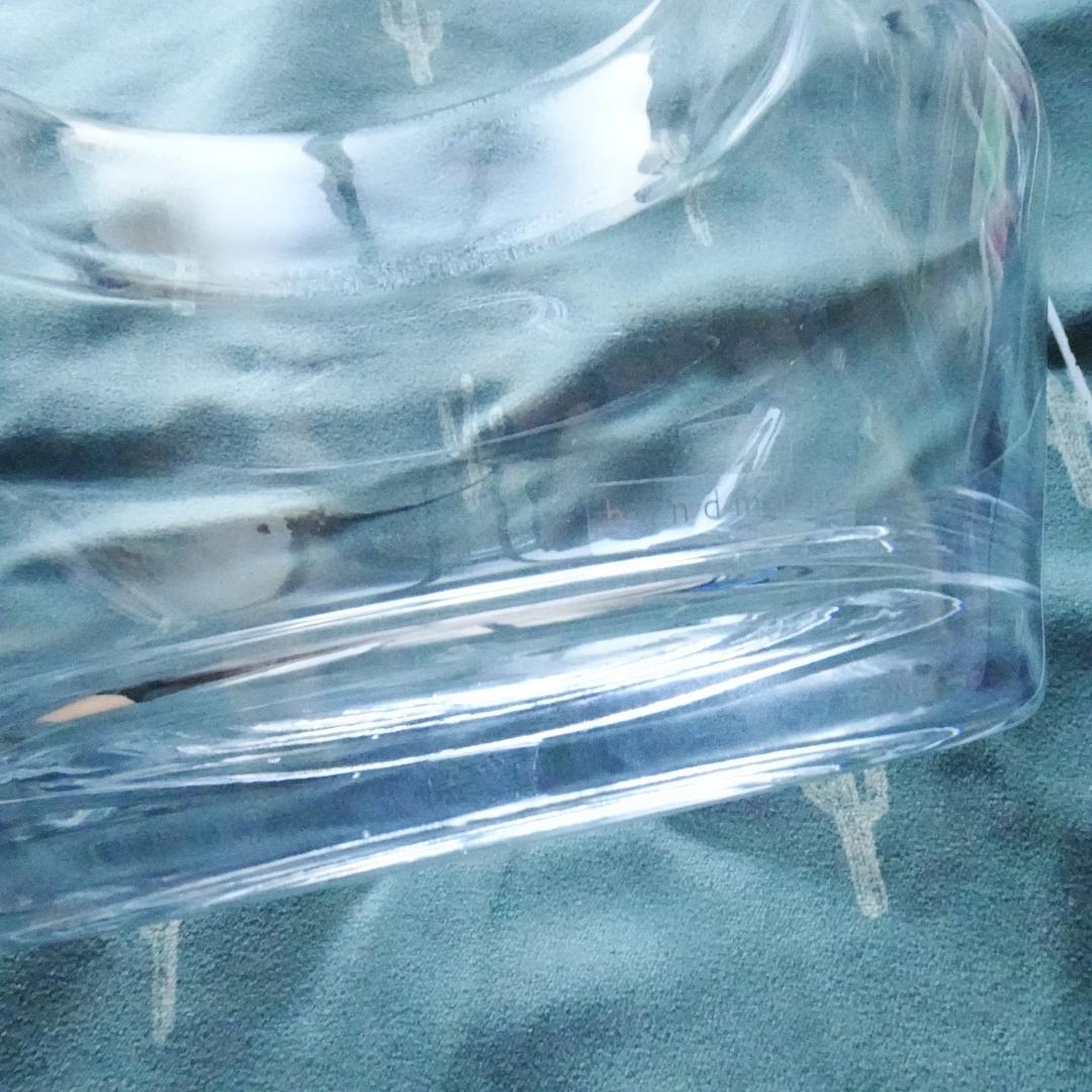 N　LSA ガラス フラワーベース ランタン 高さ23cm おしゃれな花瓶