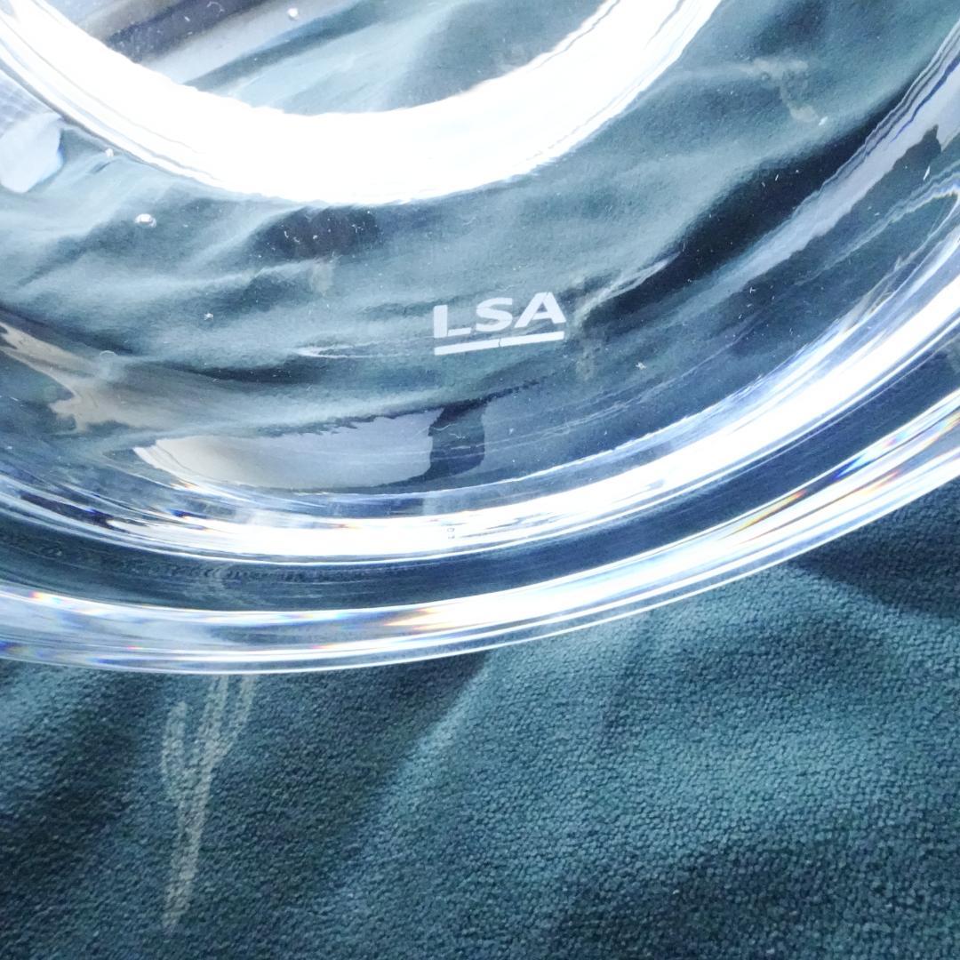 N　LSA ガラス フラワーベース ランタン 高さ23cm おしゃれな花瓶