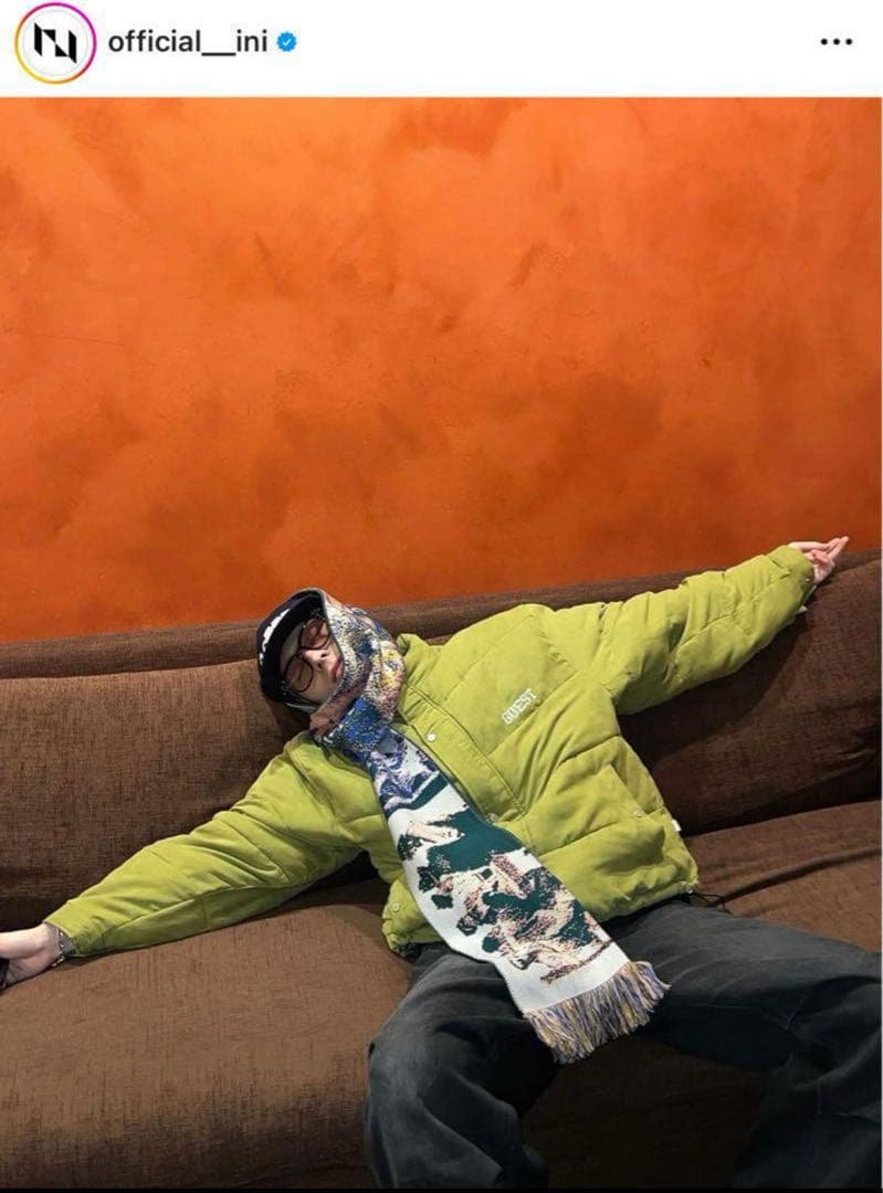 【INI 西洸人 着用】Montmartre New York マフラー 新品