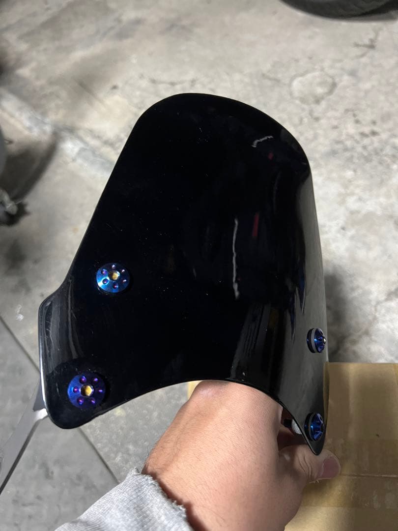 モンキー　ライトバイザー　メーターバイザー　カスタムペイント　美品！