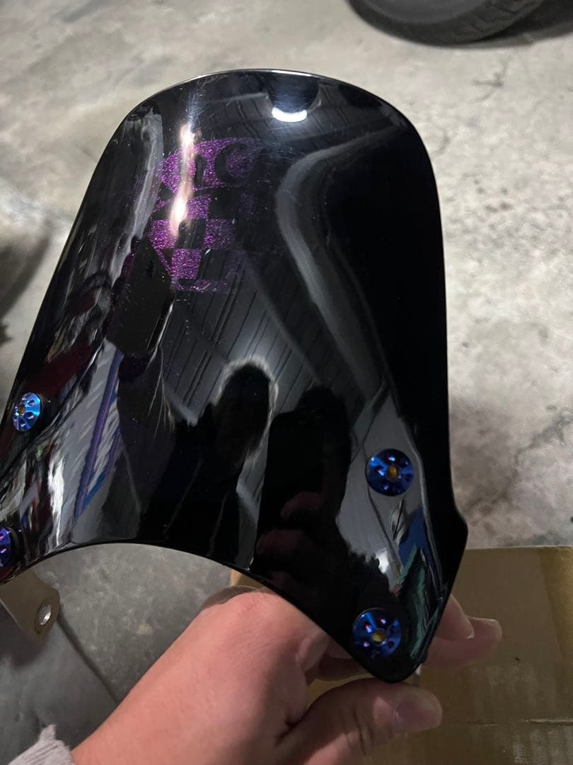 モンキー　ライトバイザー　メーターバイザー　カスタムペイント　美品！