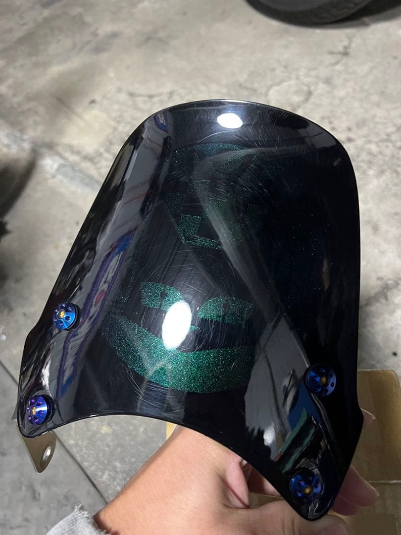 モンキー　ライトバイザー　メーターバイザー　カスタムペイント　美品！