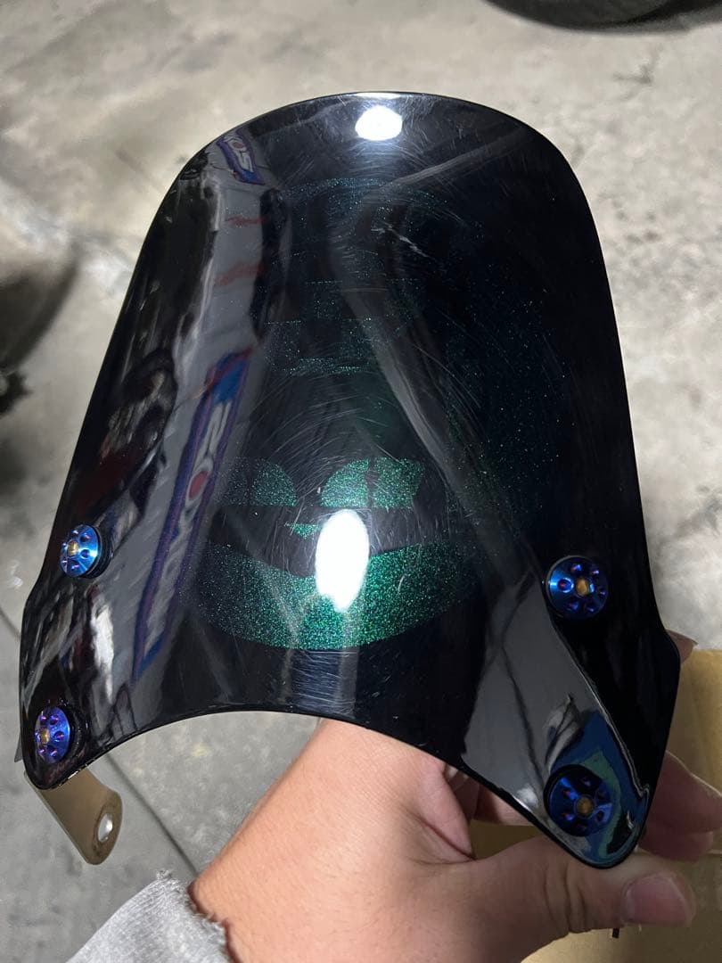 モンキー　ライトバイザー　メーターバイザー　カスタムペイント　美品！