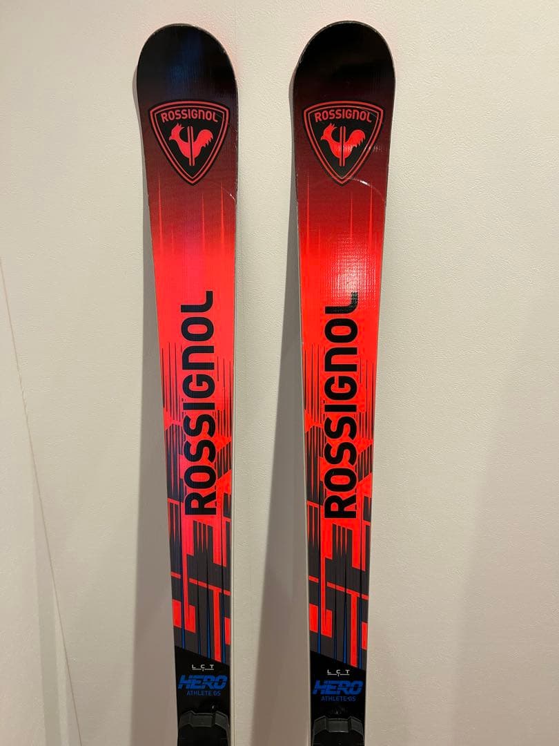 Rossignol A23 スキー板 赤黒 ビィンディング付き