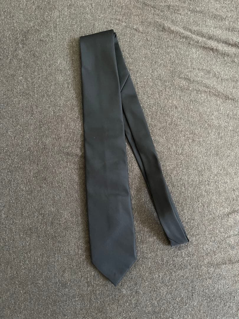 PRADA プラダ　ブラック シルク ネクタイ