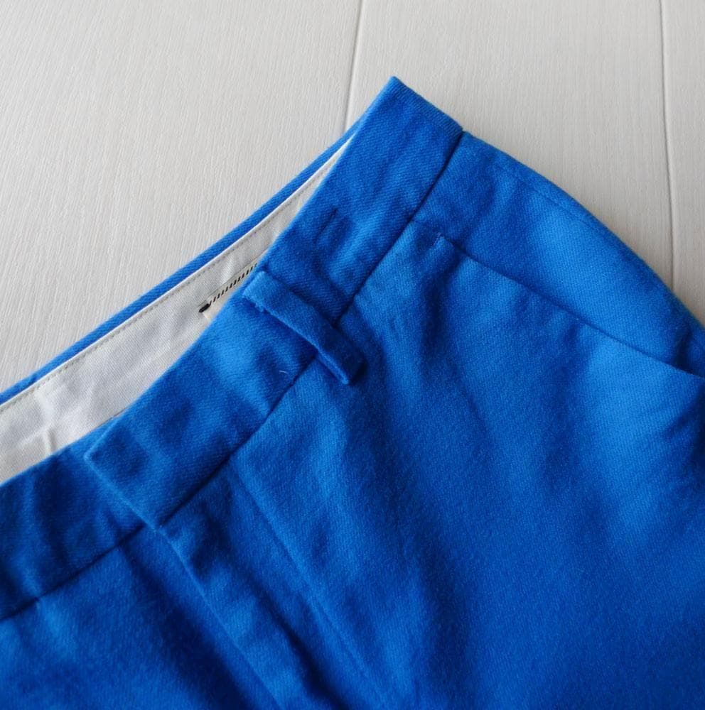 ユナイテッドアローズ TOKYO 1,8万円 ブルーのスリムパンツ Y156