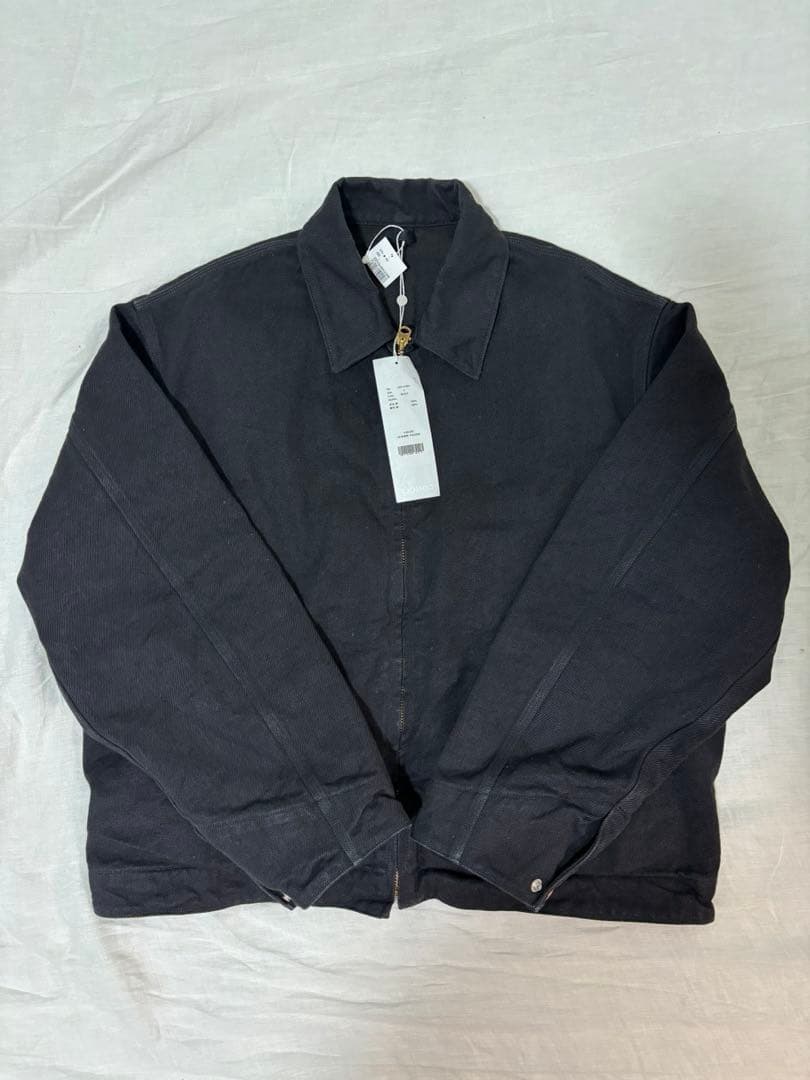 comoli 26SS ブラックデニムジップショート　size2【新品・未使用】