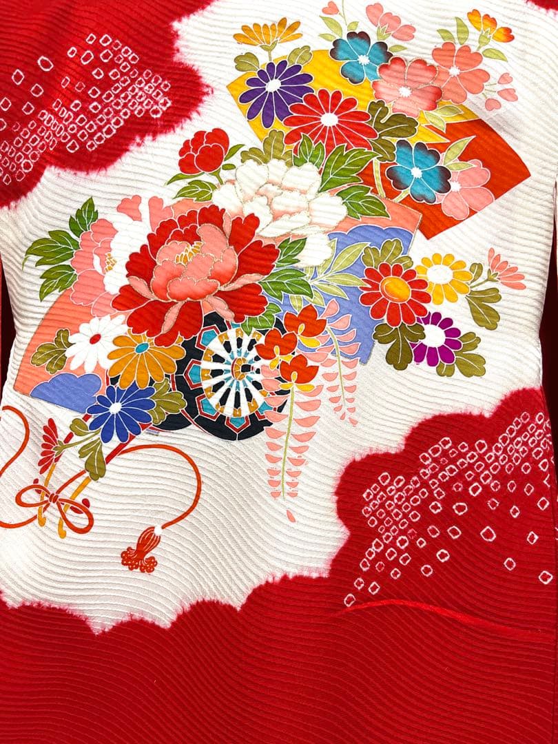 【美おり】MG52010 女の子 宮参着＋長襦袢セット お宮参り 熨斗目 正絹