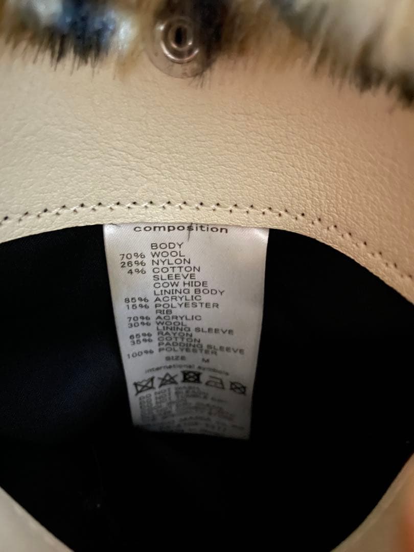 ワコマリア スタジャン VIRSITY JACKET バーシティ ジャケット本革