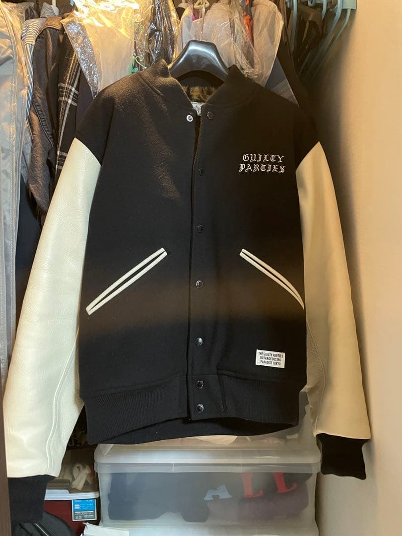 ワコマリア スタジャン VIRSITY JACKET バーシティ ジャケット本革