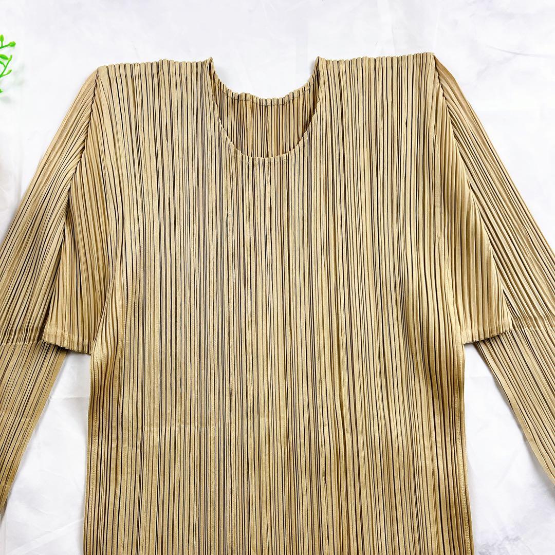 美品✨ISSEY MIYAKE カットソー 長袖 希少 クルーネック ニット