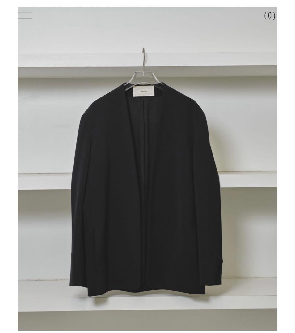 ジャケット・アウター Collarless Twill JK