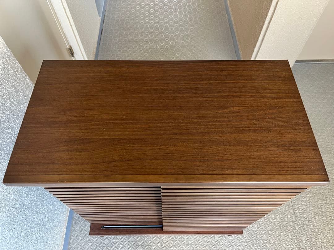 ニトリ　シューズボックス　80cm幅　ブラウン　靴箱　棚　茶色　モミジ