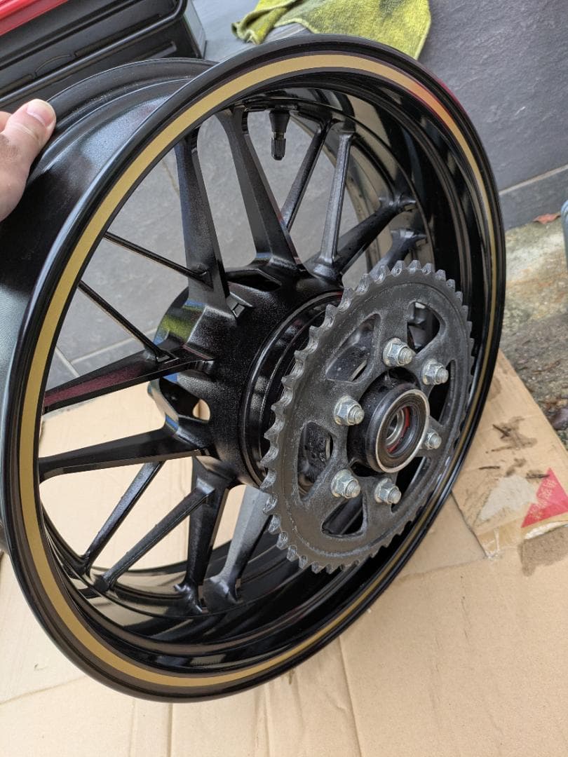 Z900RS CAFE('23) 純正ホイール ブラック/ゴールド 前後セット