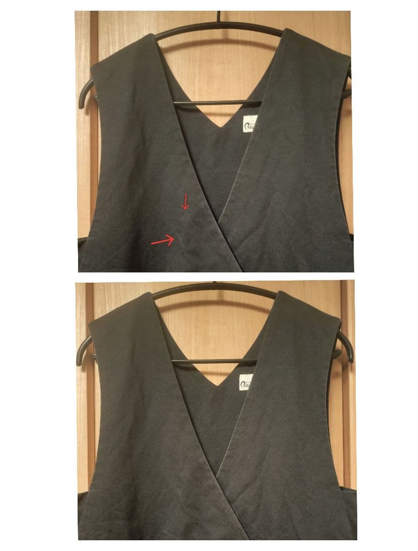 michel beaudouin　カシュクールジャンパースカート　紺色　サイズ1