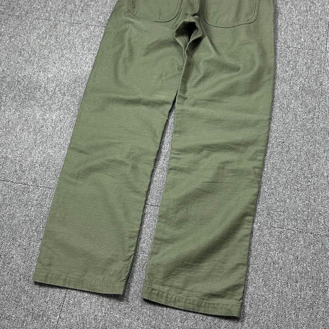 orSlow ワークパンツ オリーブ オアスロウ ファティーグパンツ