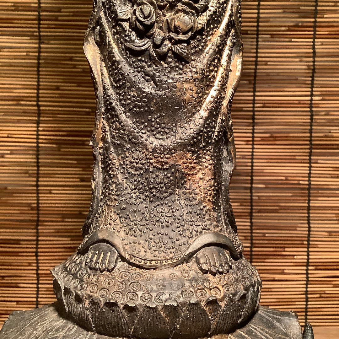 駒谷天藏様売約keep・中国チベット「亀上・千手千眼觀世音菩薩」伽梵達摩尊