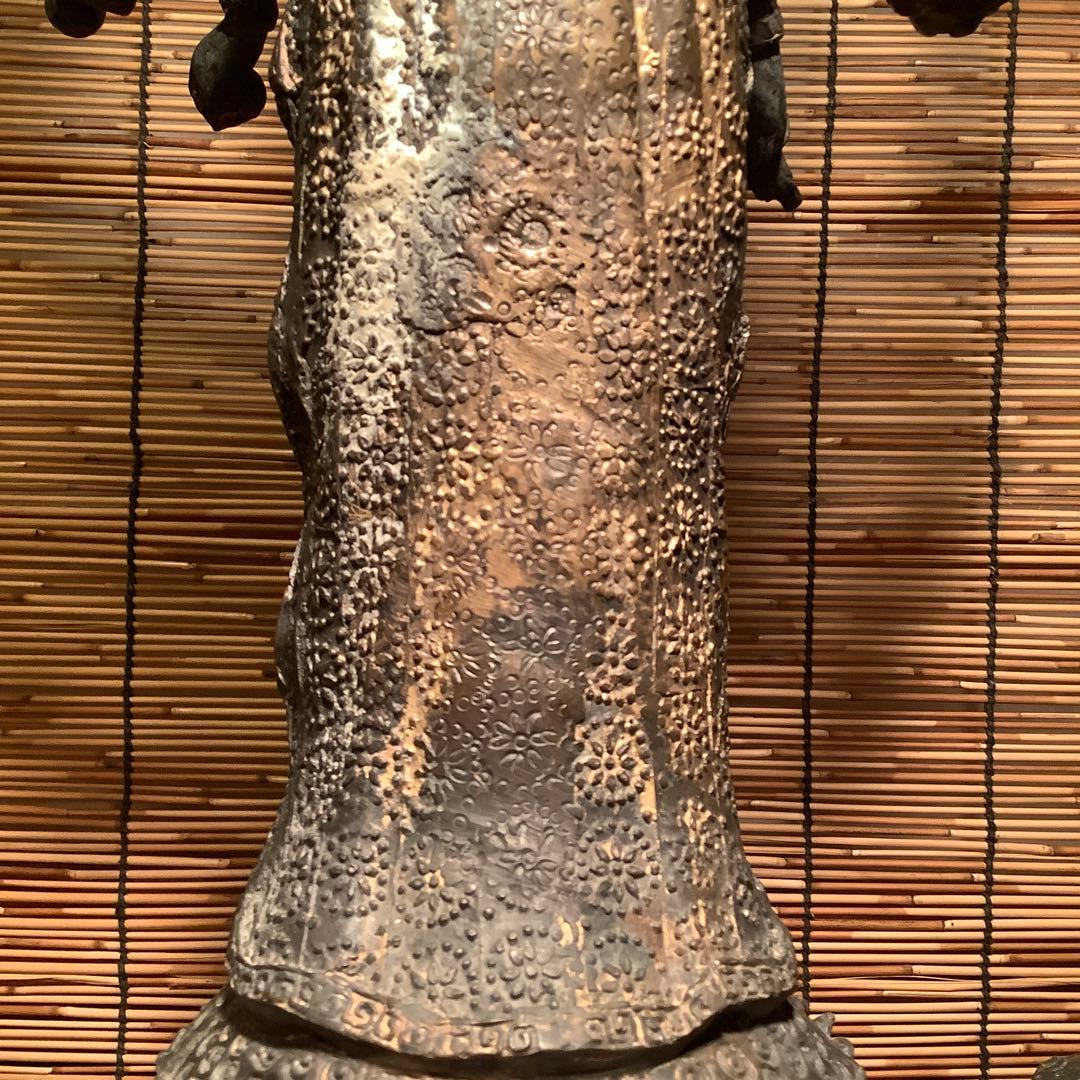 駒谷天藏様売約keep・中国チベット「亀上・千手千眼觀世音菩薩」伽梵達摩尊