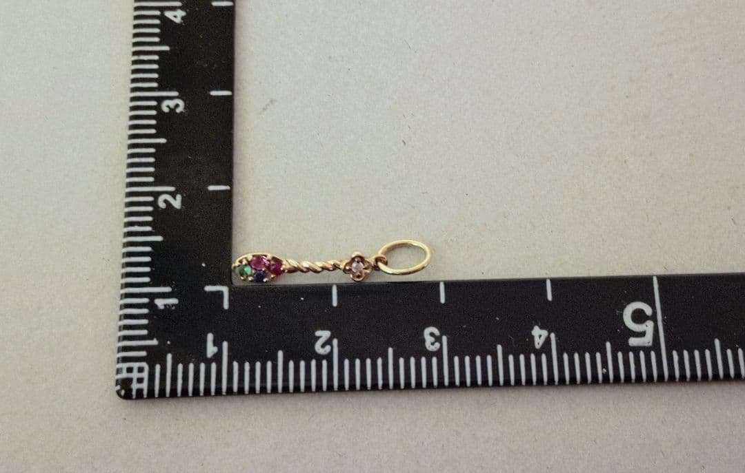 K10 チャーム　スプーン　天然石　アミュレットチャーム