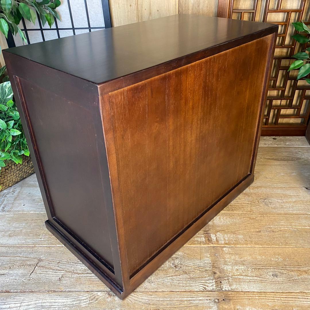 大幅値下げセール中！民芸家具桐材多引き出しチェストタンスB60㎝×53㎝木製収納