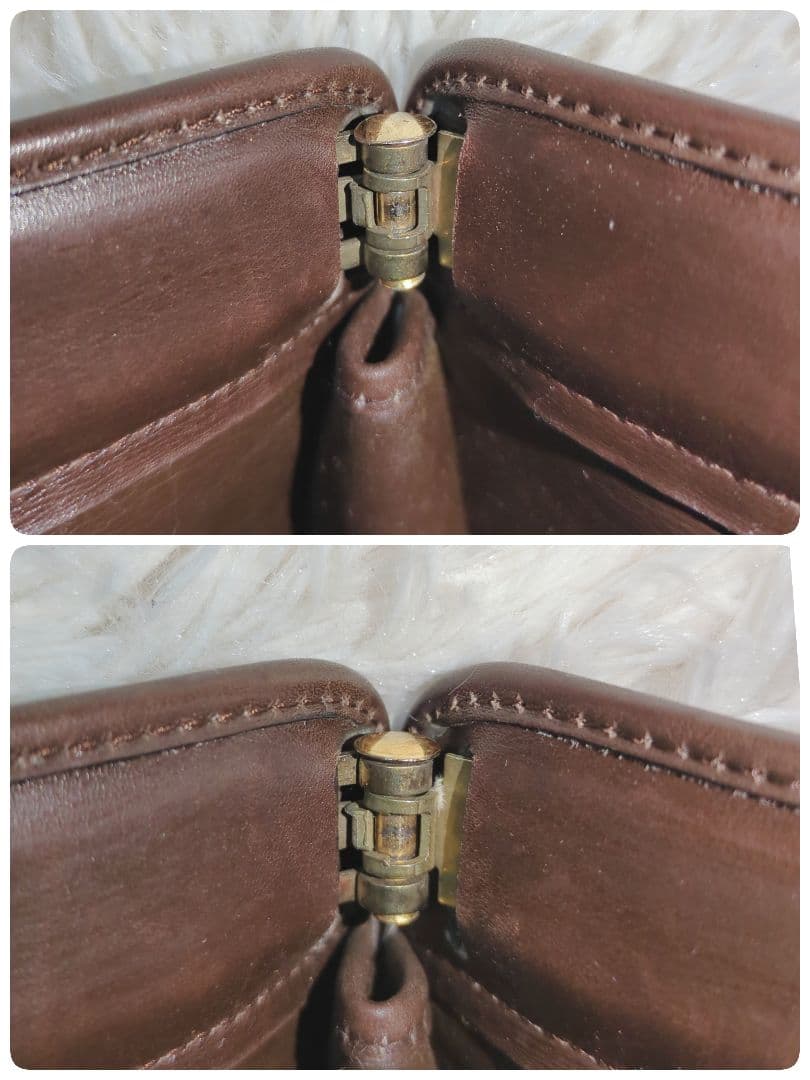 【美品】シャネル☆CHANEL クラッチバッグ ココマーク コットン ブラウン