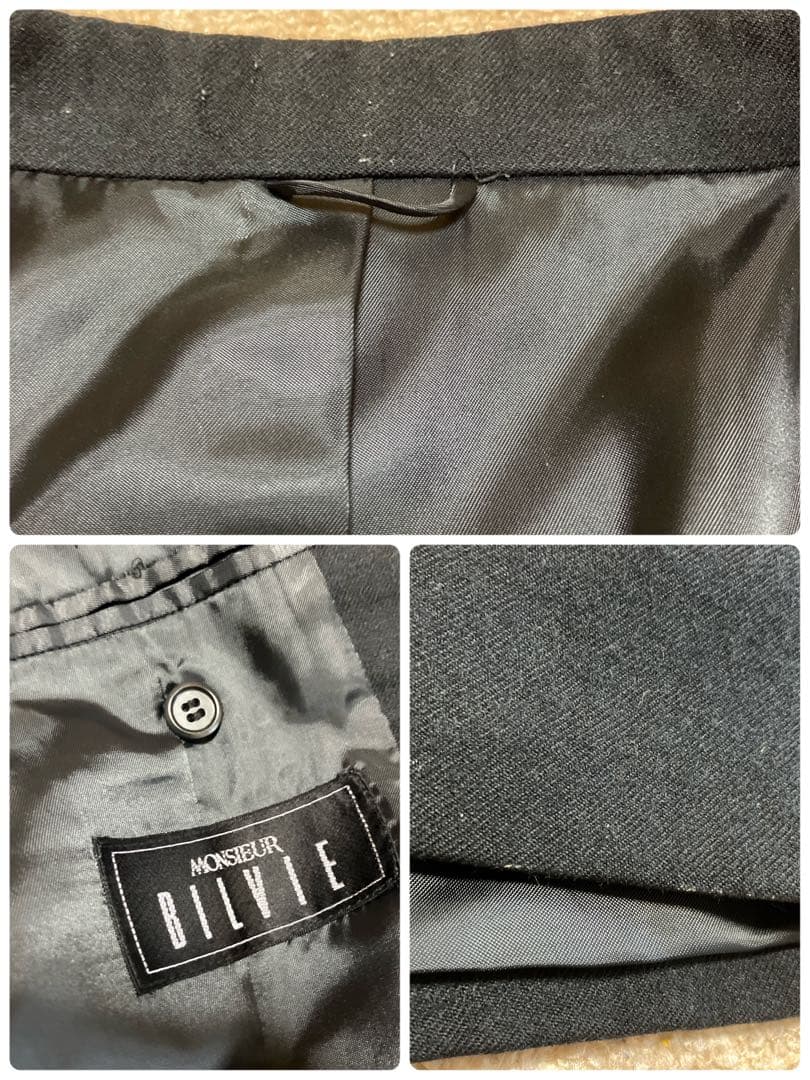 イヴサンローラン他　ダブルスーツ2点とジャケット1点　まとめ売り　大きいサイズ