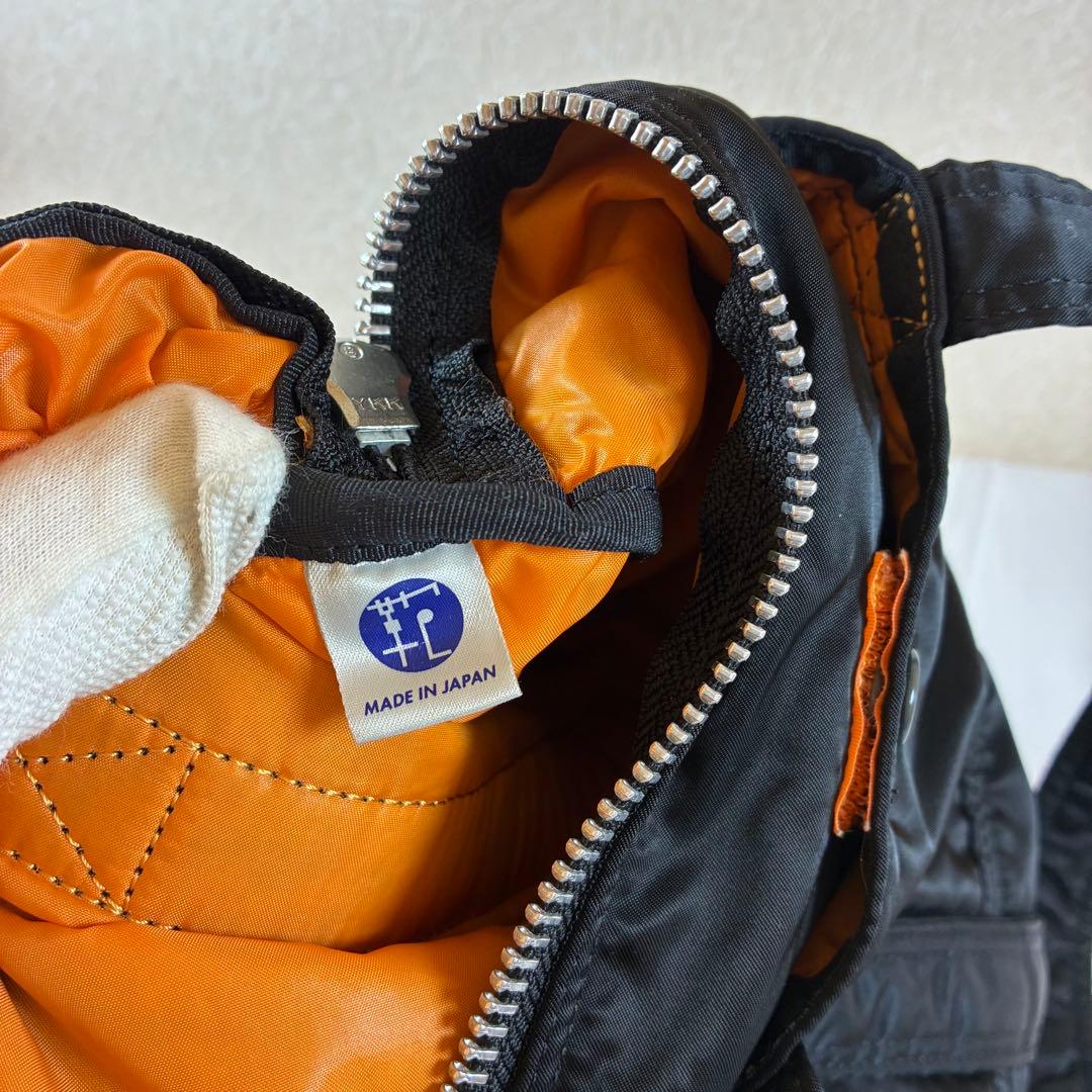 [未使用級] PORTER タンカー ドラムバッグ ミニボストン