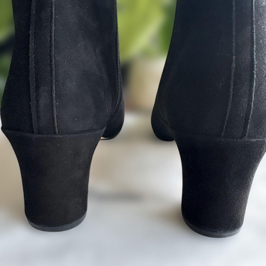 Repetto ブラックスエードブーツ