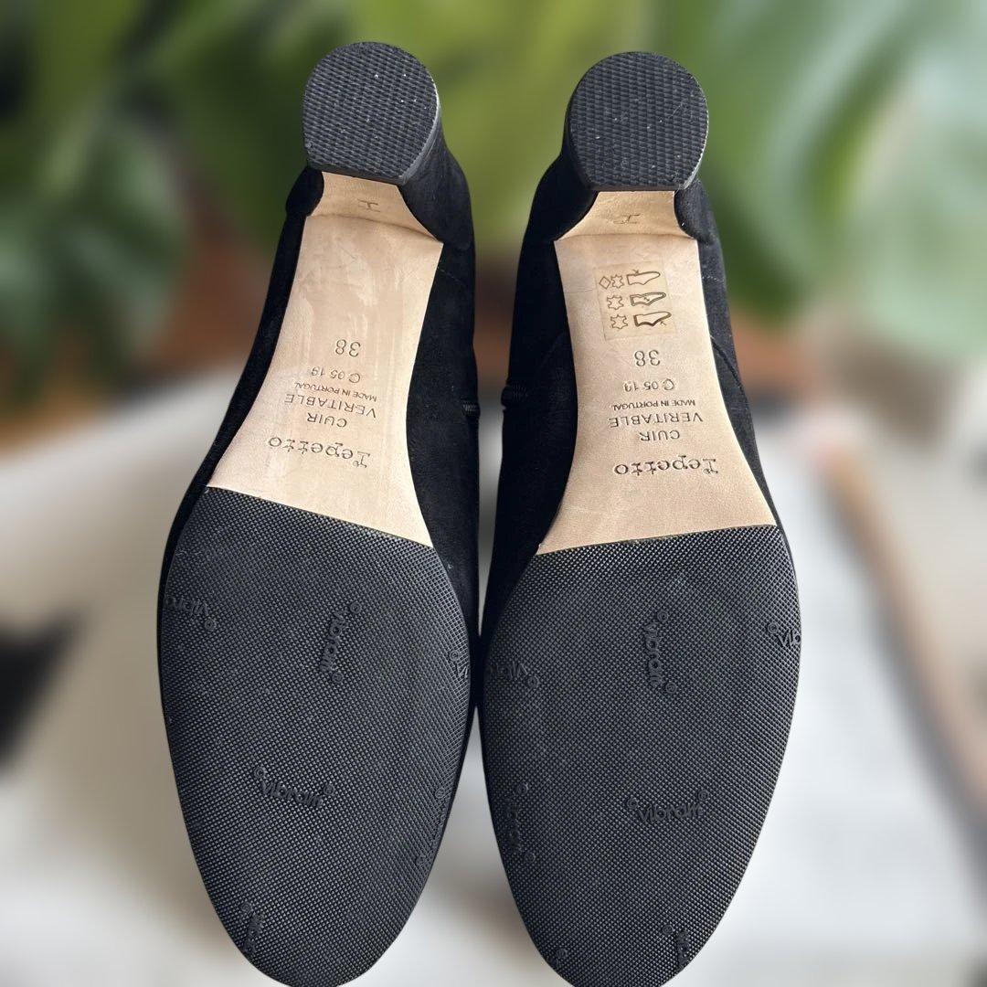 Repetto ブラックスエードブーツ