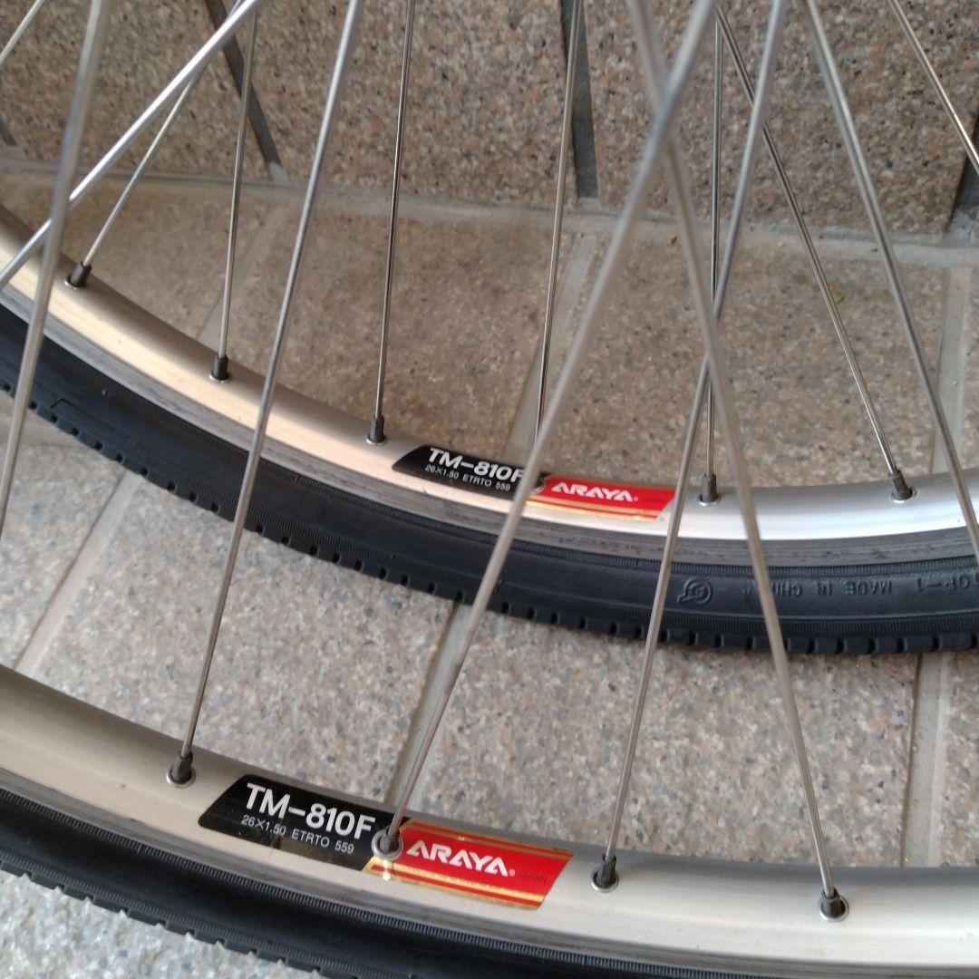 新家工業のマディフォックスマウンテンバイクの部品、