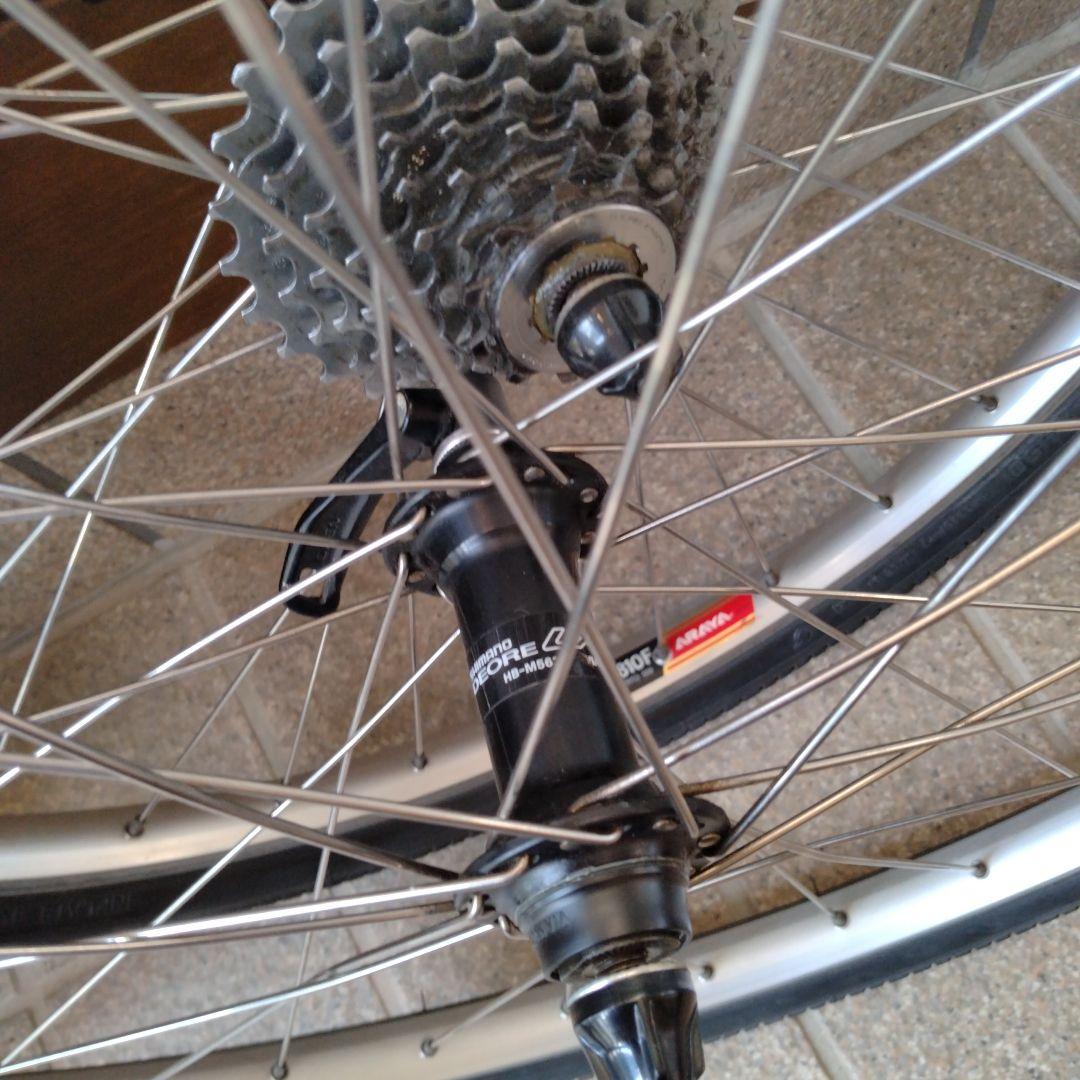 新家工業のマディフォックスマウンテンバイクの部品、