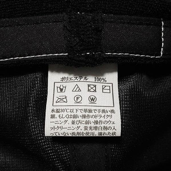 極美品 COOTIE ポリエステル コーデュロイ ボールハット ブラックL 帽子