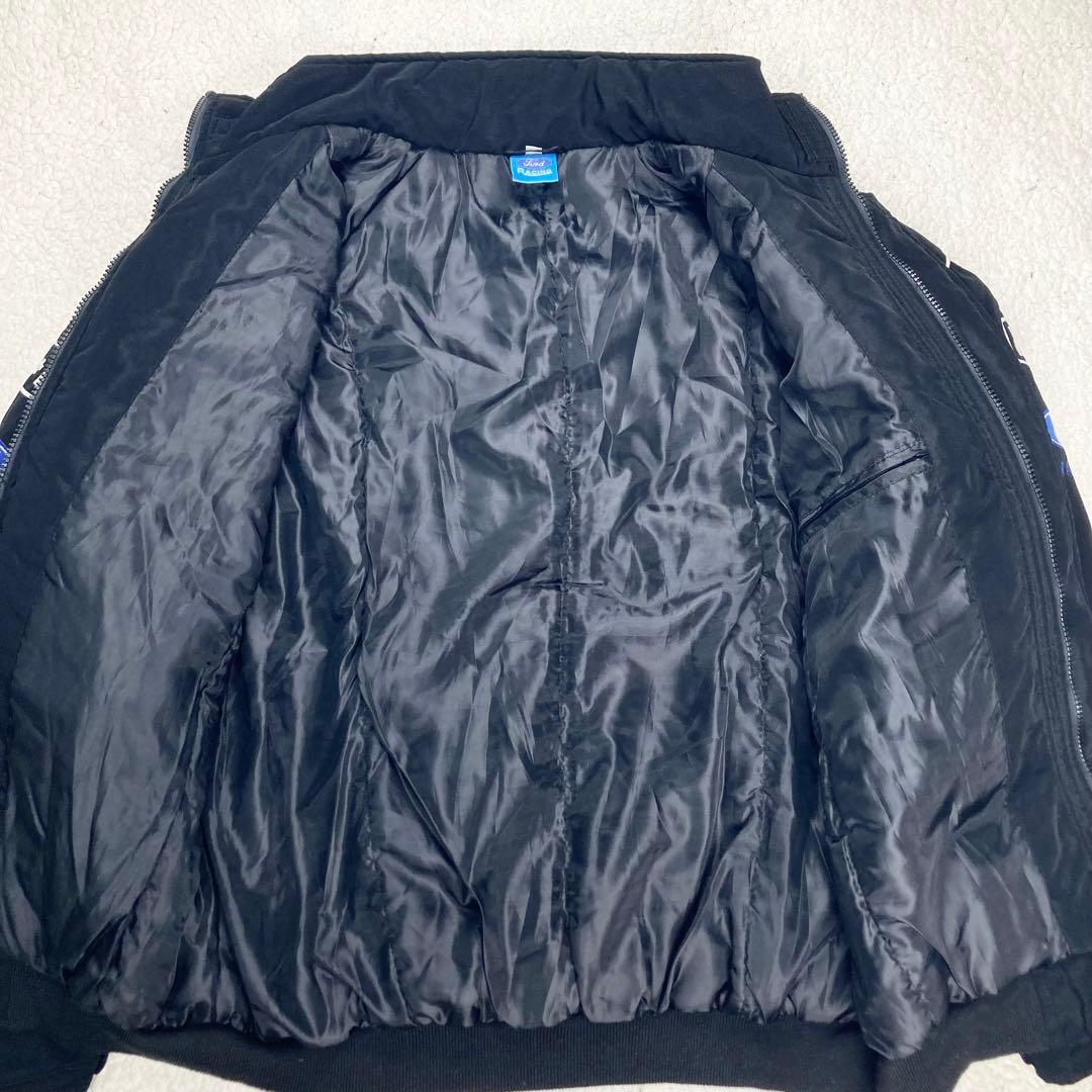 【希少】Ford RACING 企業ロゴ 刺繍 レーシングジャケット XL